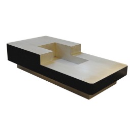 Brushed Aluminium coffee table