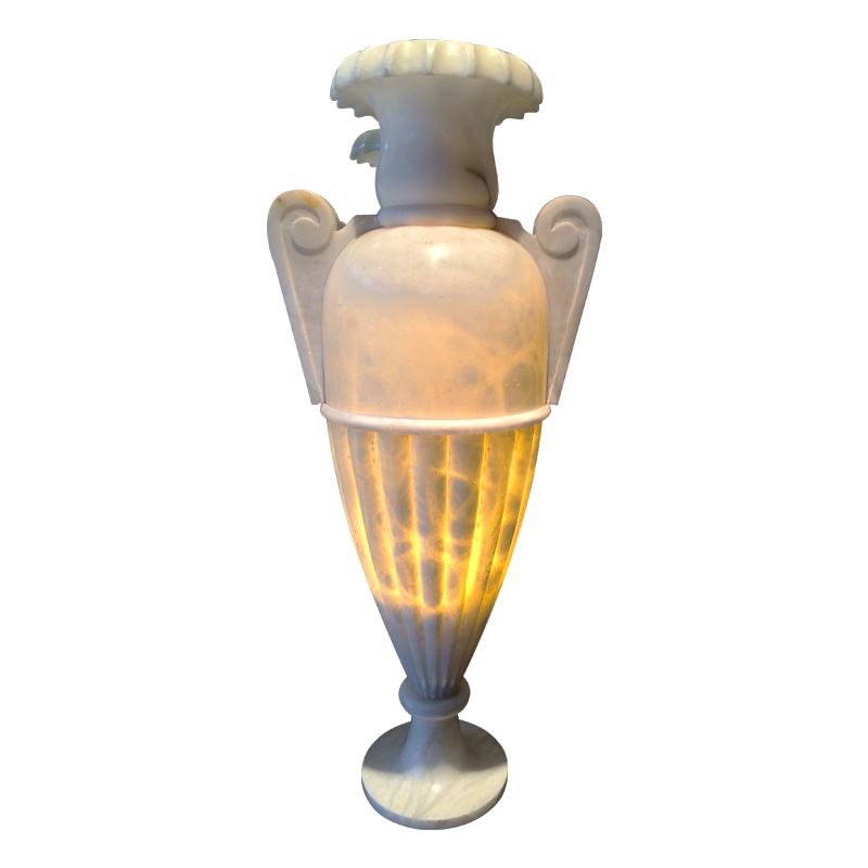 Marble urn lamp