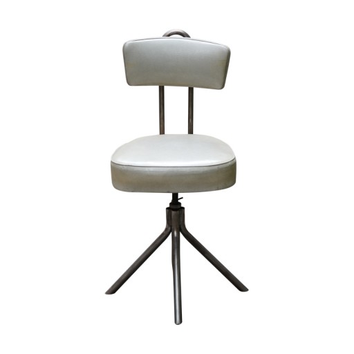 Industrial style swivel desk chair