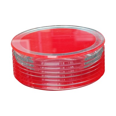 Red acrylic box