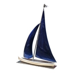 Chrome sail boat