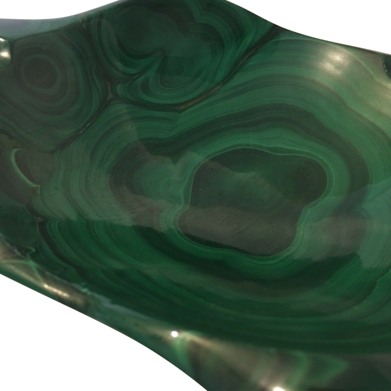 Malachite ashtray