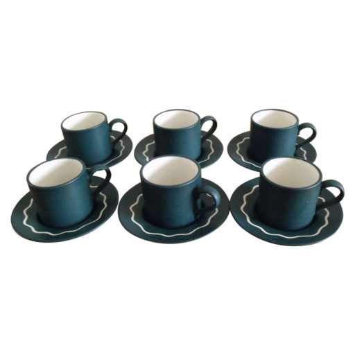 Habitat "Ripple" cup and saucer set